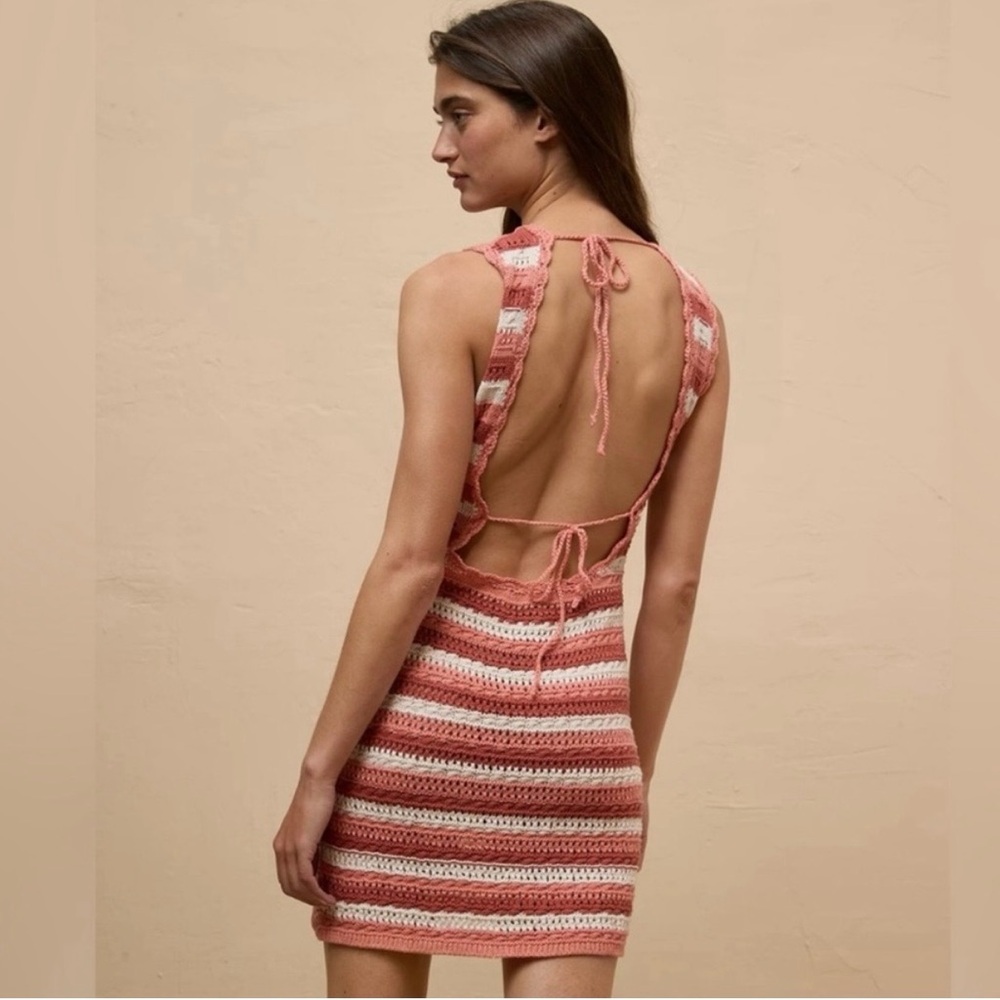 American Eagle Crochet Mini Dress size XS NWOT